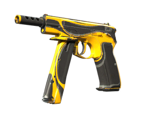 CZ75-Auto | Yellow Jacket (Well-Worn)