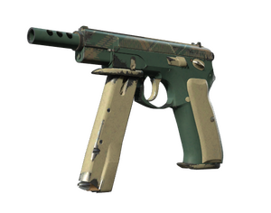 CZ75-Auto | Green Plaid (Well-Worn)