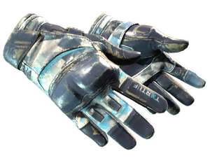 ★ Moto Gloves | Cool Mint (Battle-Scarred)